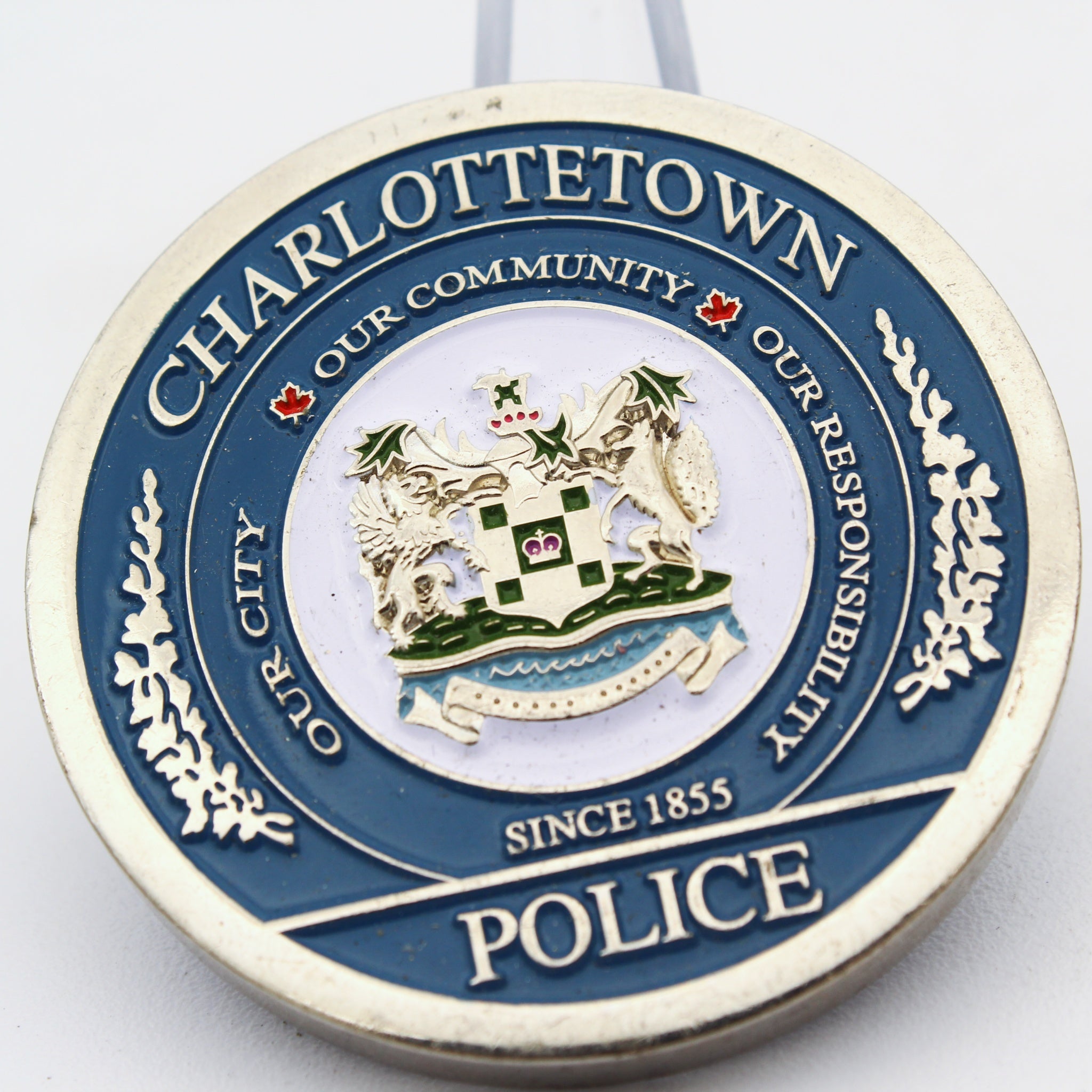 Charlottetown Police Challenge Coin Guardian of the Birthplace of Confederation 1.75" Copper Pre-owned