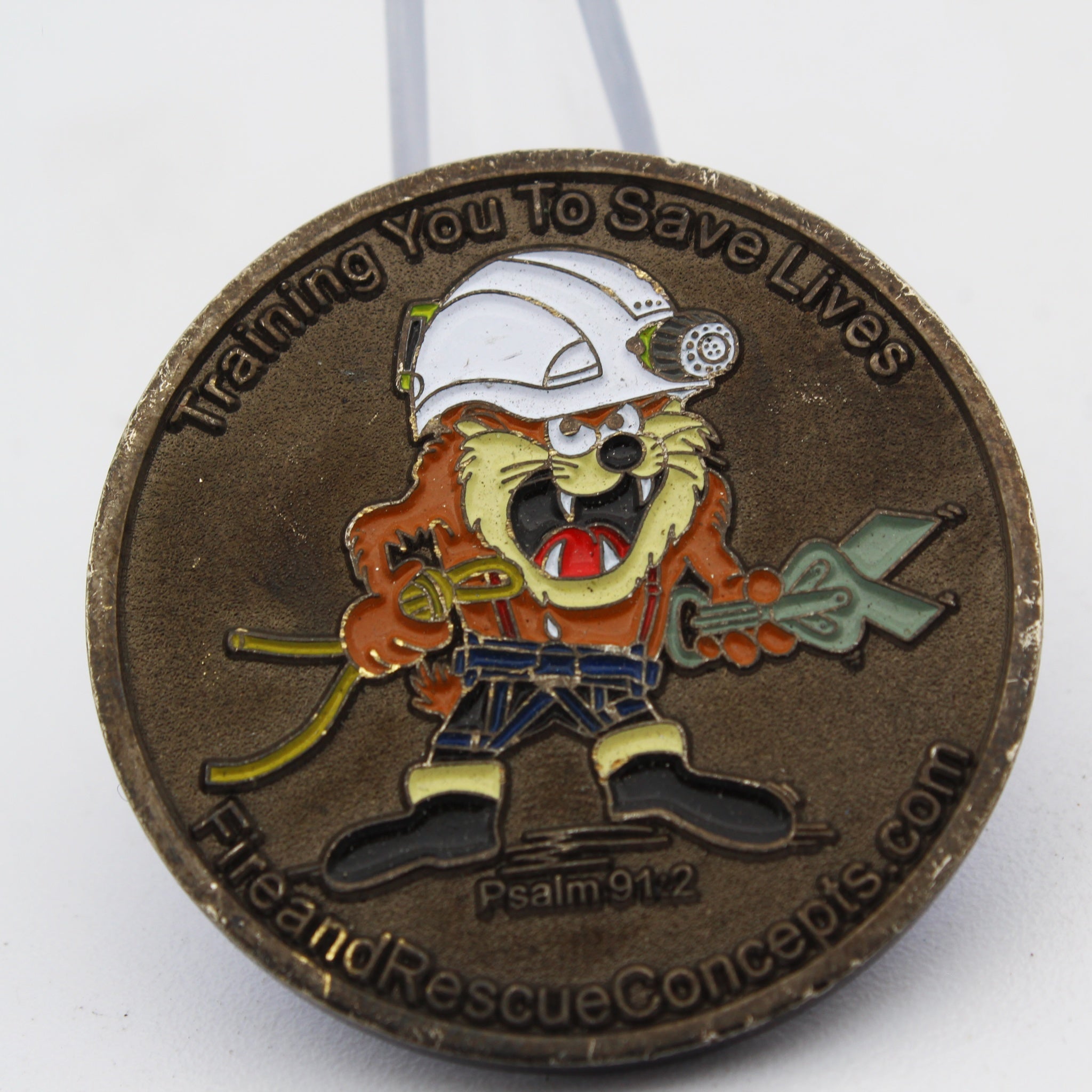 Fire & Rescue Concepts Challenge Coin Training You To Save Lives 1.5" Copper