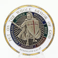 United States Air Force Christian Challenge Coin Armor of God Ephesians 6:13-17 Copper Pre-owned