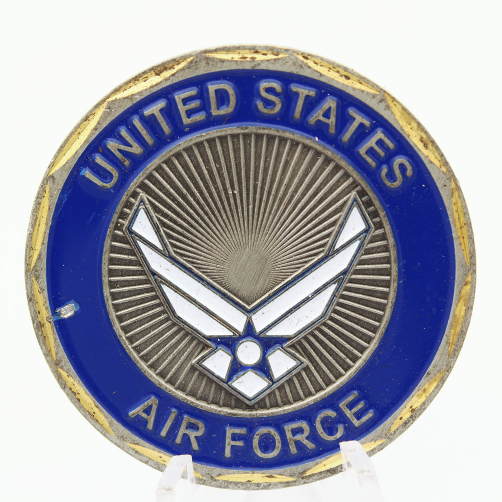United States Air Force Christian Challenge Coin Armor of God Ephesians 6:13-17 Copper Pre-owned