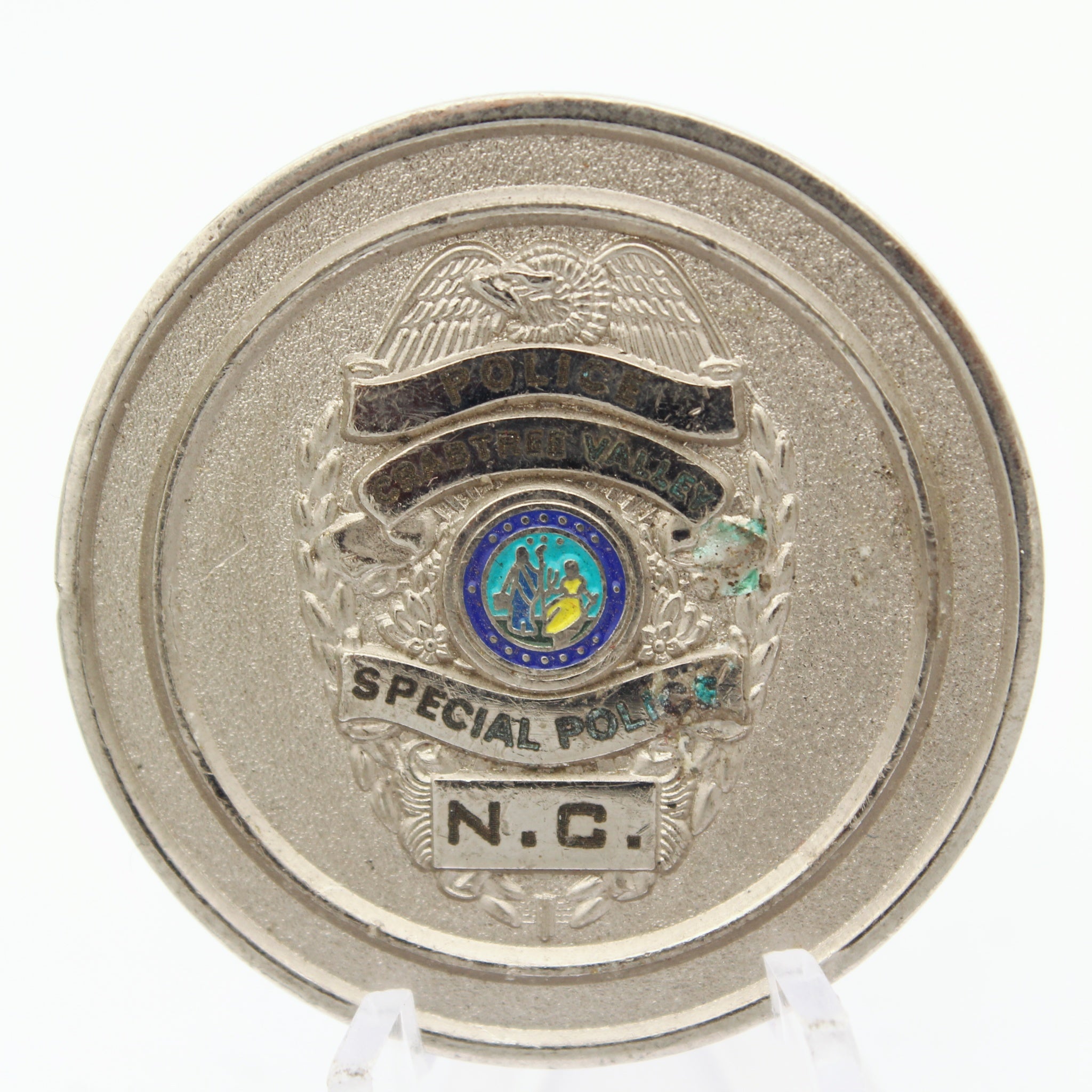 Crabtree Valley Special Police Coin North Carolina NC Challenge Coin 1.5" Copper