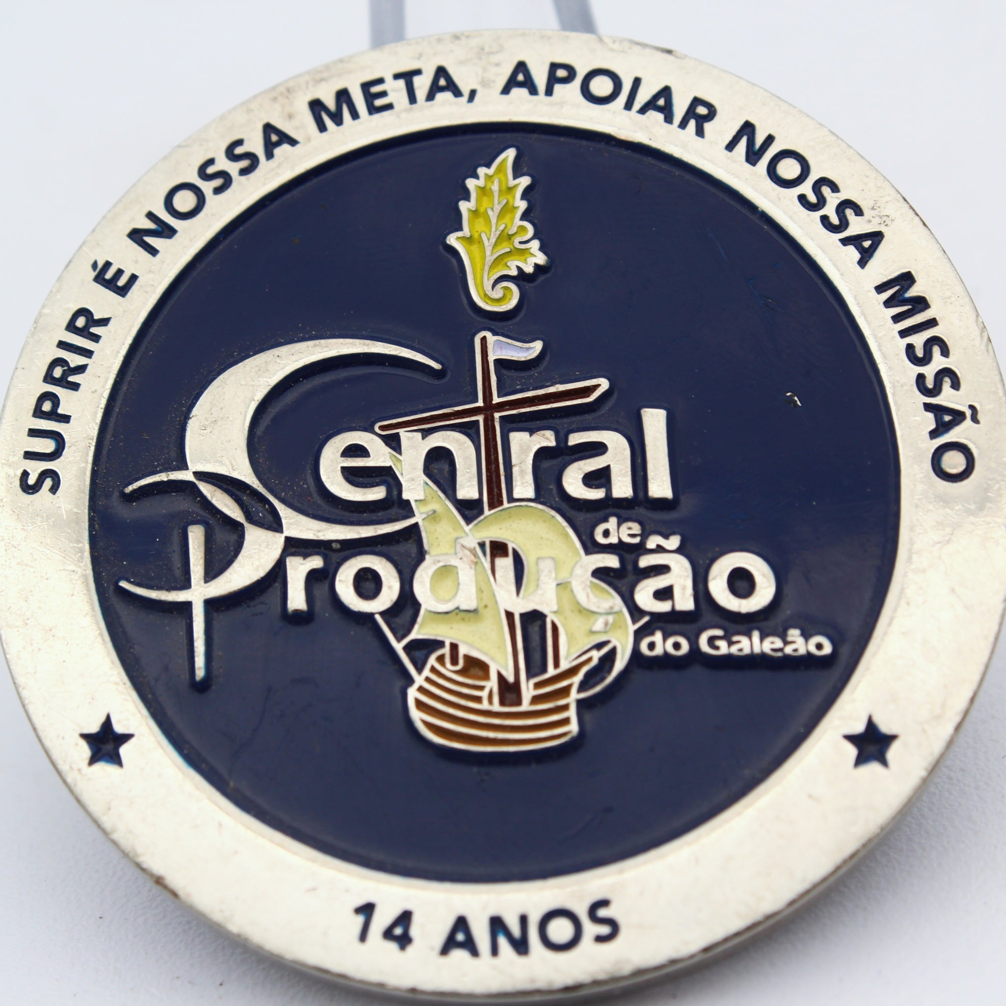 Brazil Air Force Galeão Support Group Challenge Coin GAP-GL Military Copper Pre-owned