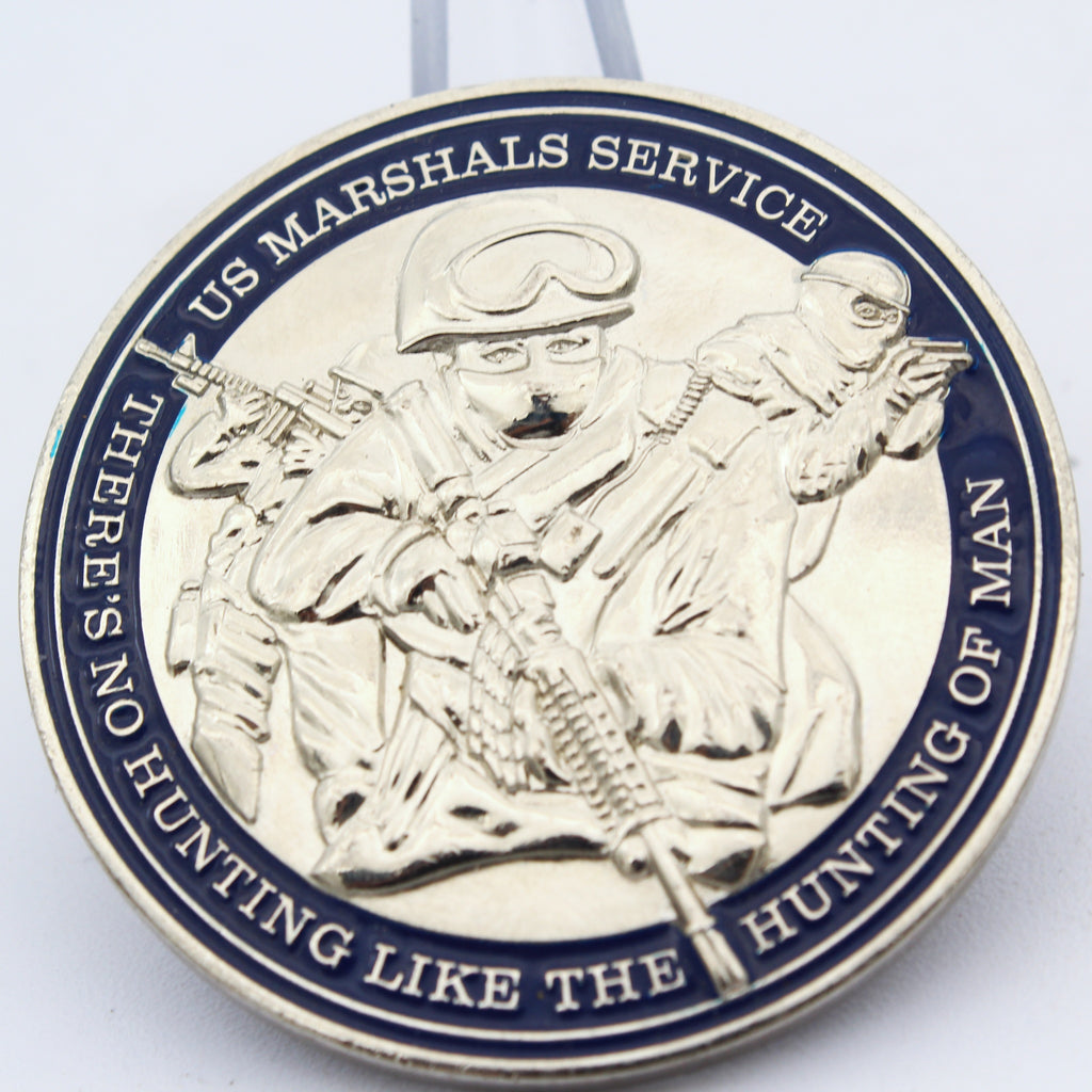 United States Marshals Service Tactical Law Enforcement Challenge Coin Pre-owned
