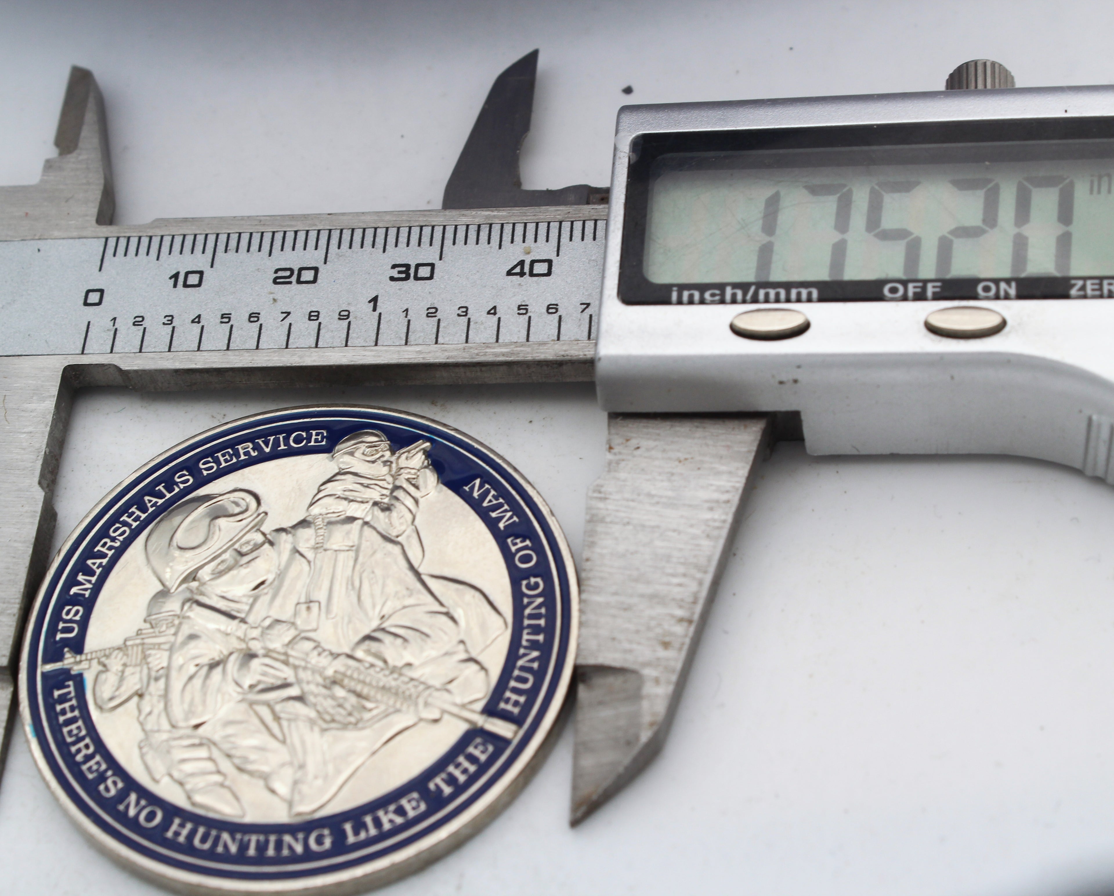 United States Marshals Service Tactical Law Enforcement Challenge Coin Pre-owned