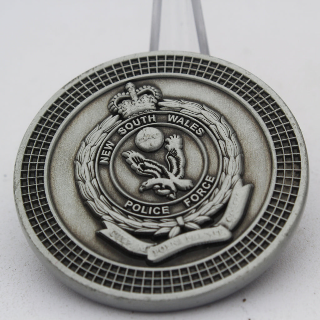NSW Police Rescue & Bomb Disposal Unit Cartoon Mascot Challenge Coin 2.0 Inch Pre-owned