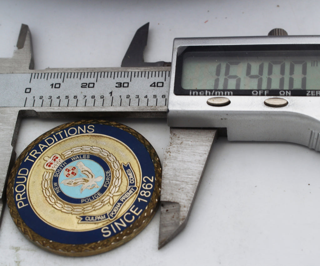 NSW Police Force Assistant Commissioner Proud Traditions Challenge Coin 1.65 Inch Pre-owned