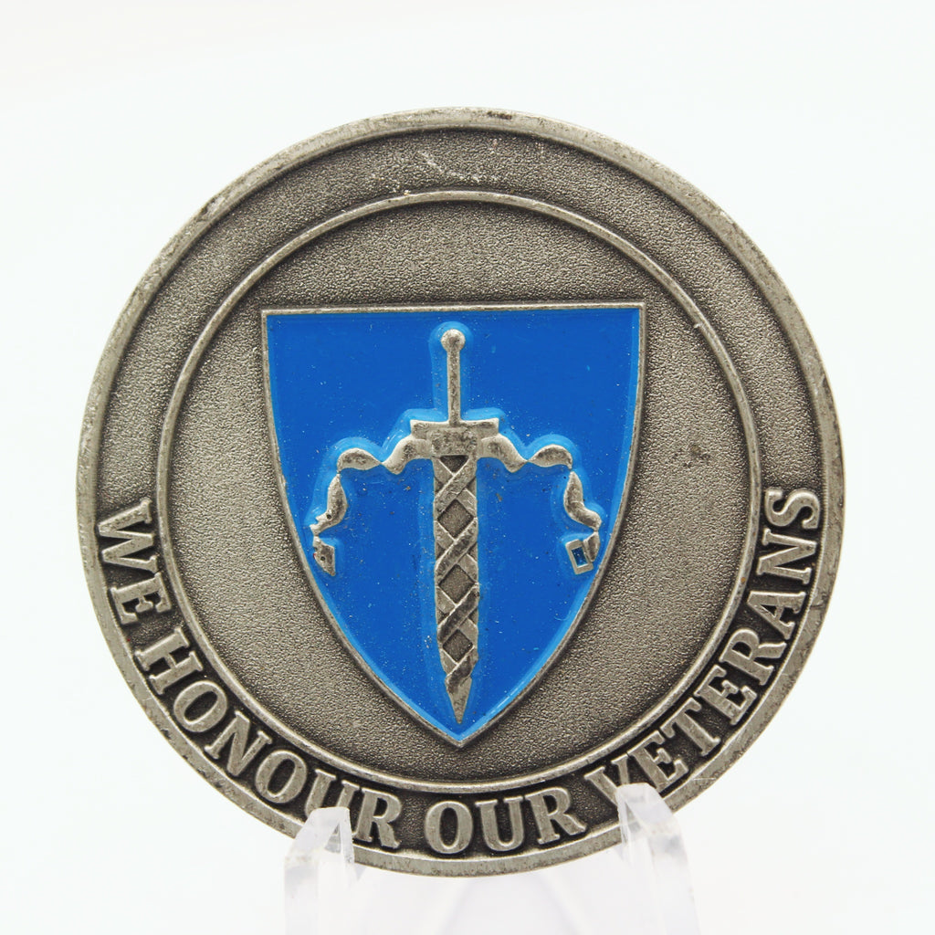 Norwegian Veterans On Tour 2022 Route 66 Challenge Coin 1.5” Copper Collectible Pre-owned