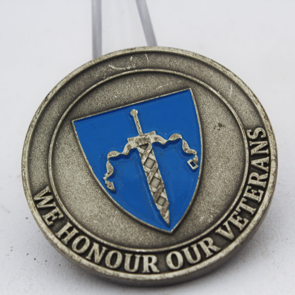 Norwegian Veterans On Tour 2022 Route 66 Challenge Coin 1.5” Copper Collectible Pre-owned