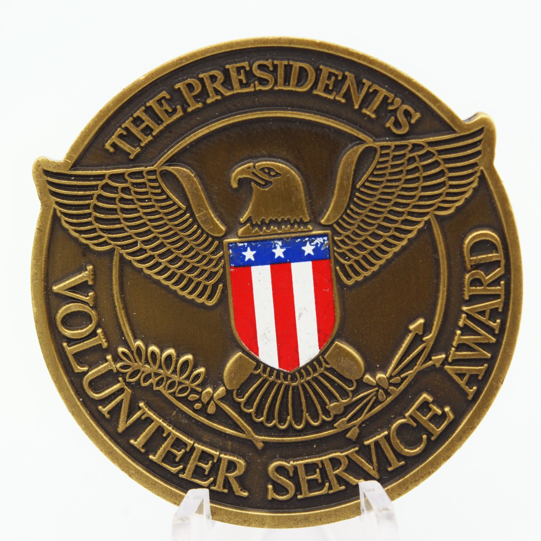 The President's Volunteer Service Award Challenge Coin 1.75" Copper Collectible Pre-owned