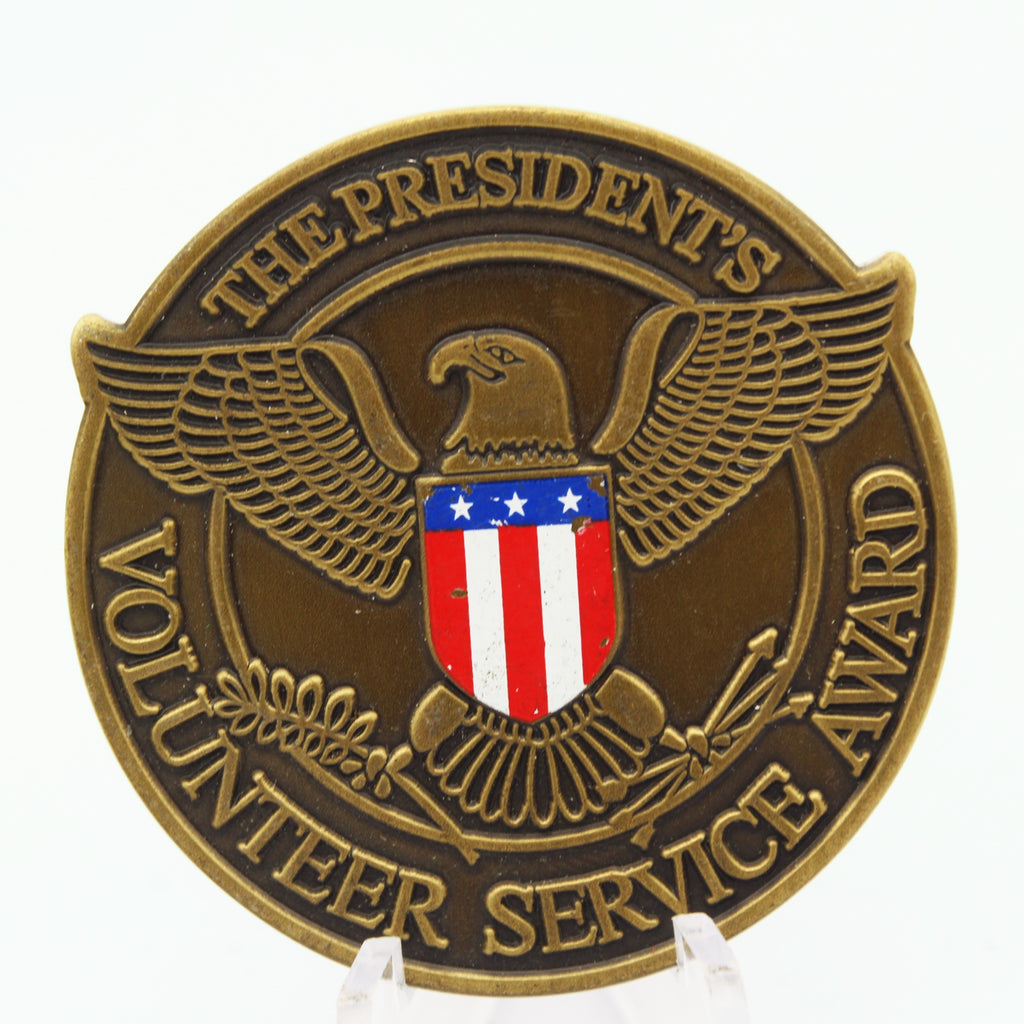 The President's Volunteer Service Award Challenge Coin 1.75" Copper Collectible Pre-owned