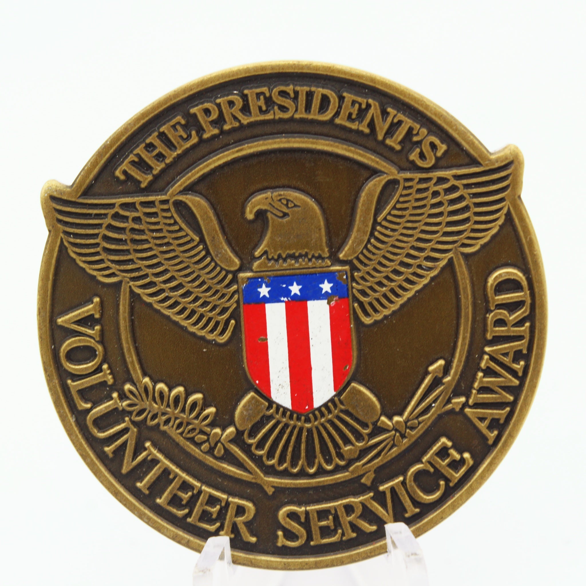 The President's Volunteer Service Award Challenge Coin 1.75" Copper Collectible Pre-owned