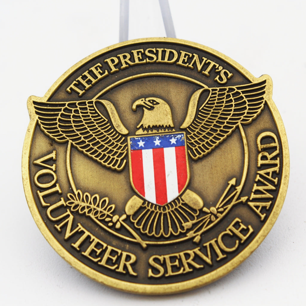 The President's Volunteer Service Award Challenge Coin 1.75" Copper Collectible Pre-owned