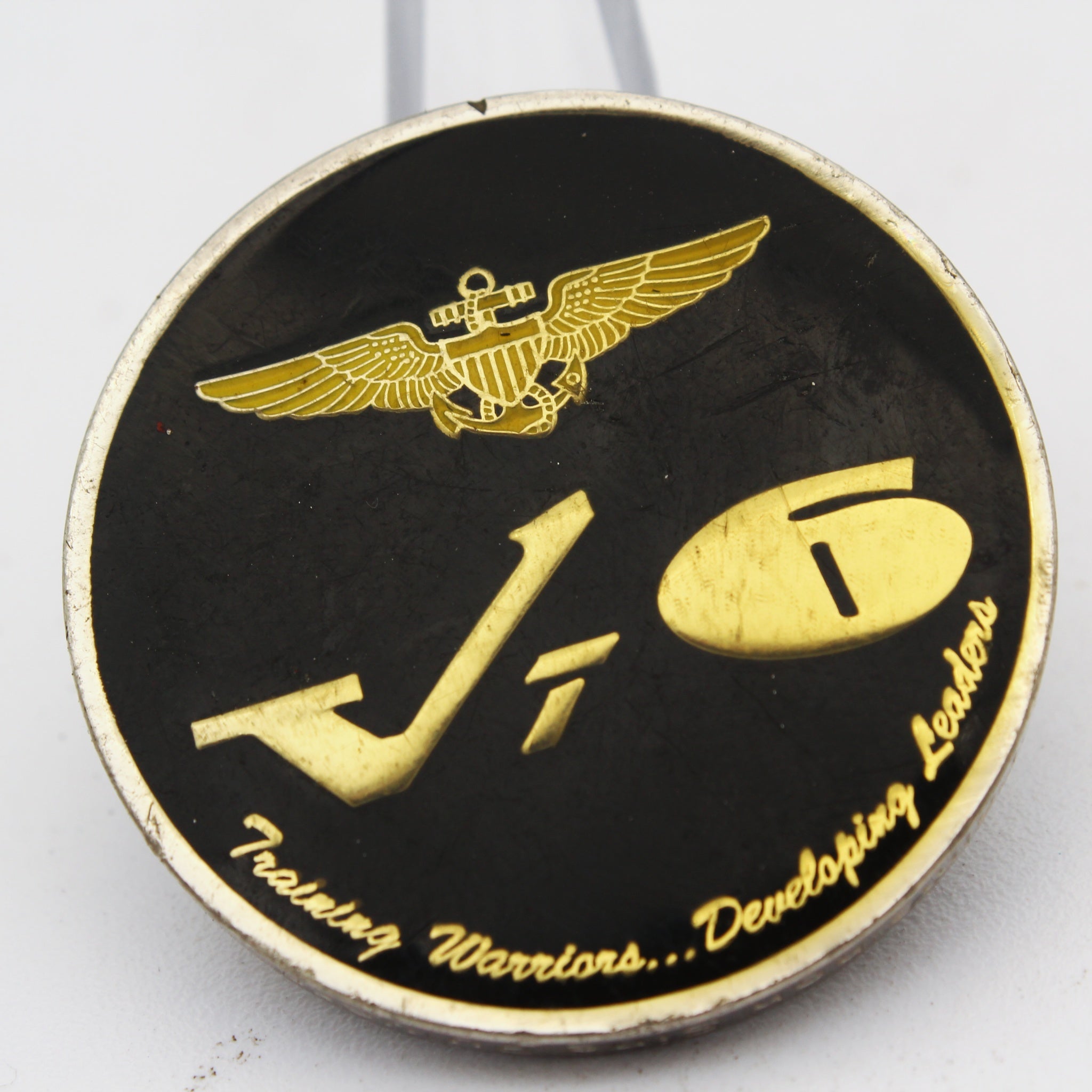 VT-6 VMT-6 Shooters Challenge Coin 1.5" Copper Military Collectible Pre-owned