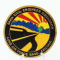 944th Civil Engineer Squadron Luke Air Force Base Challenge Coin 1.75" Pre-owned
