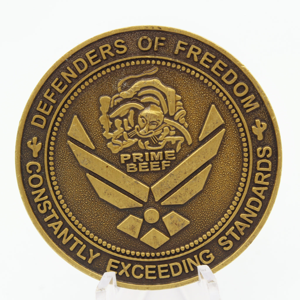 944th Civil Engineer Squadron Luke Air Force Base Challenge Coin 1.75" Pre-owned