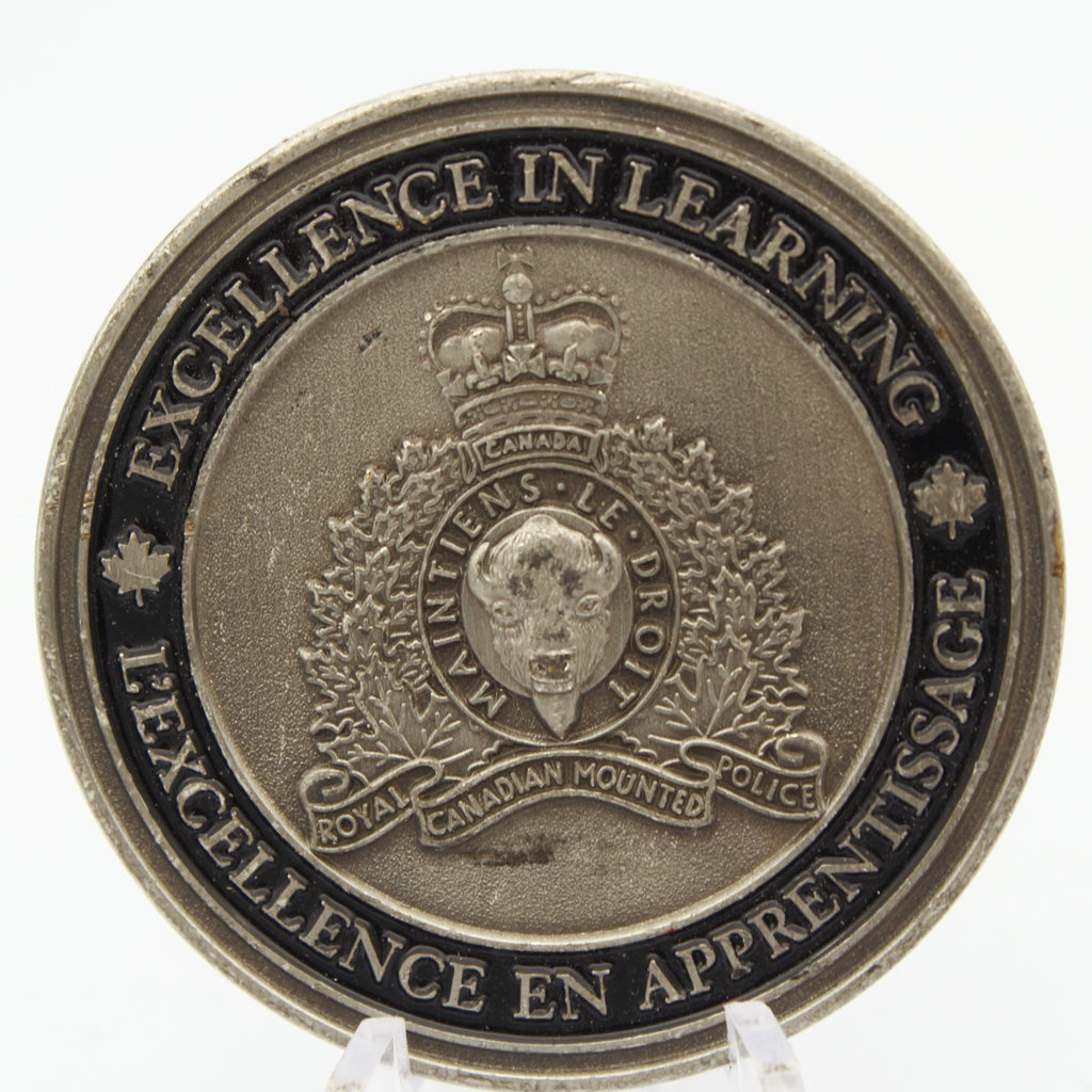 Royal Canadian Mounted Police Pacific Region Training Centre Cannabis Training Challenge Coin 1.75"