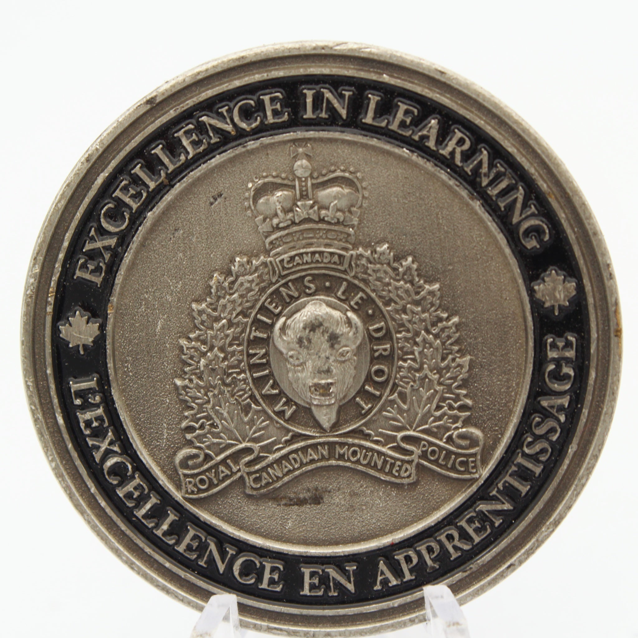 Royal Canadian Mounted Police Pacific Region Training Centre Cannabis Training Challenge Coin 1.75"