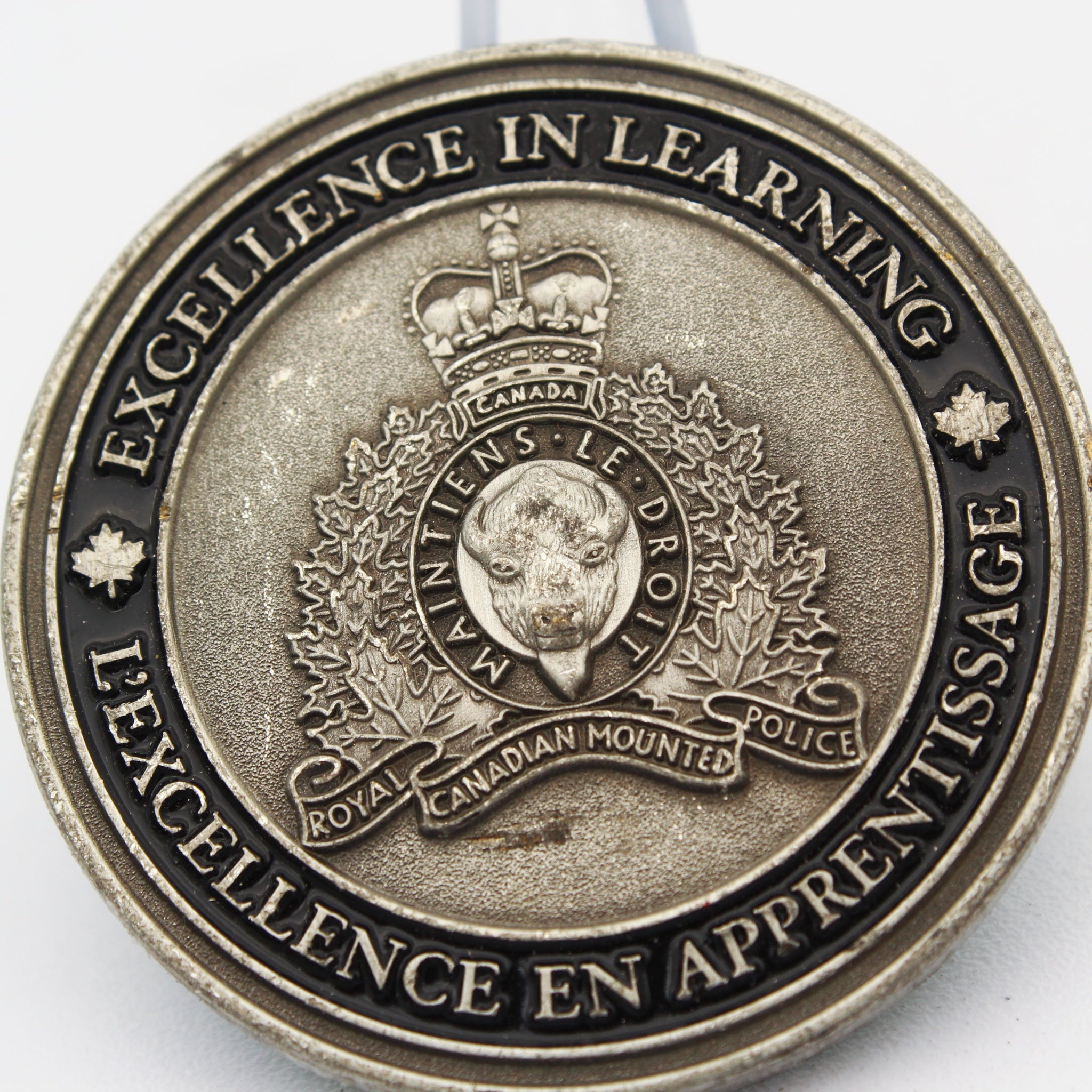 Royal Canadian Mounted Police Pacific Region Training Centre Cannabis Training Challenge Coin 1.75"
