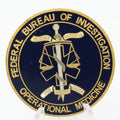 FBI Federal Bureau of Investigation Operational Medicine Challenge Coin 1.5" Pre-owned
