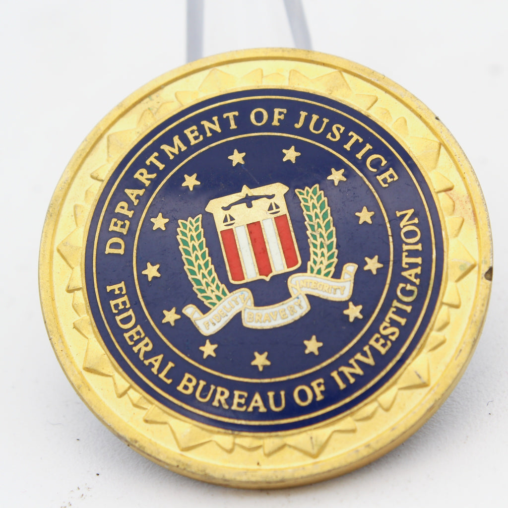 FBI Federal Bureau of Investigation Operational Medicine Challenge Coin 1.5" Pre-owned