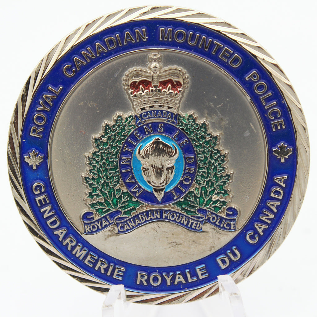 Royal Canadian Mounted Police L Division Commanding Officer Challenge Coin 1.75"Pre-owned