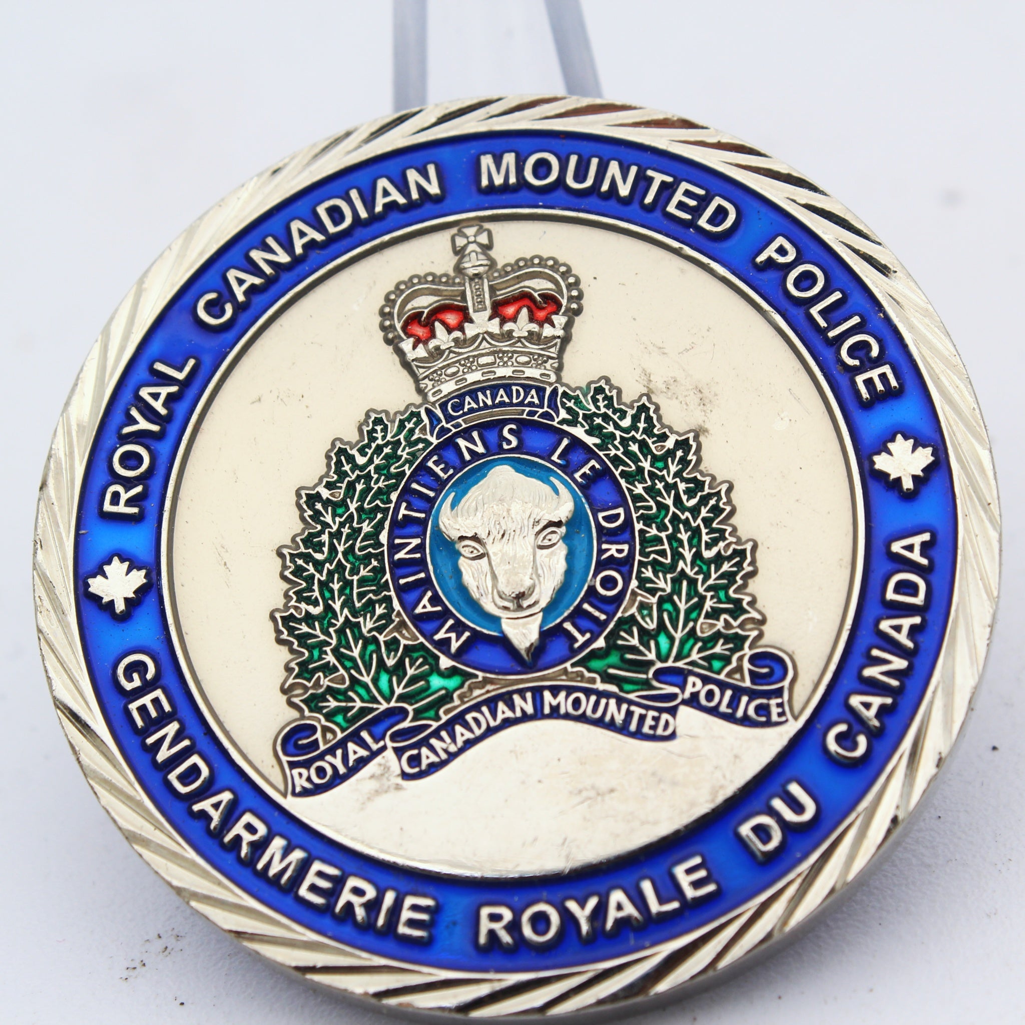 Royal Canadian Mounted Police L Division Commanding Officer Challenge Coin 1.75"Pre-owned