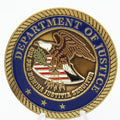 US Department of Justice National Security Division NSA Challenge Coin 1.75" Copper Pre-Owned
