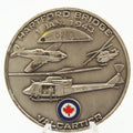 Hartford Bridge Valcartier 430 Squadron Silver Falcon Challenge Coin 1.75" Copper Pre-Owned