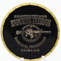 Operation Enduring Freedom Veteran OEF Kandahar Challenge Coin 1.75" Copper Pre-Owned