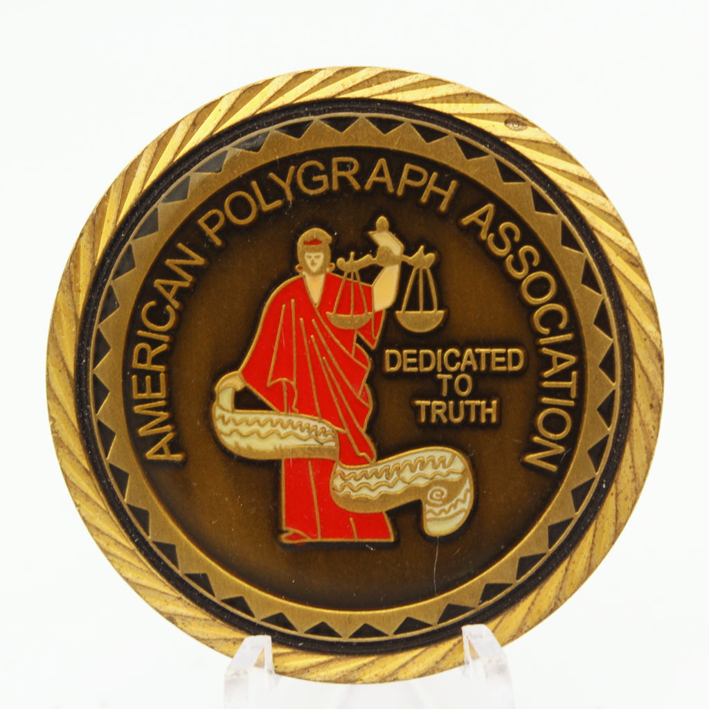 American Polygraph Association 47th Annual Conference 2012 Challenge Coin Pre-owned