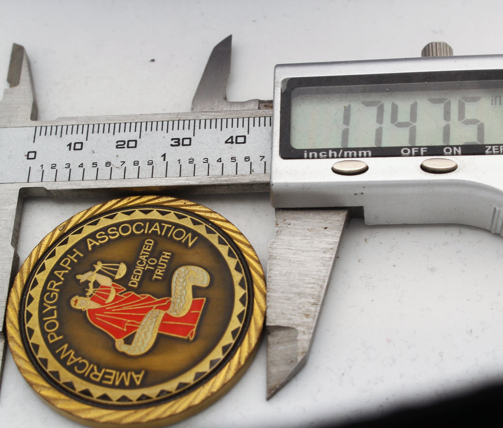 American Polygraph Association 47th Annual Conference 2012 Challenge Coin Pre-owned