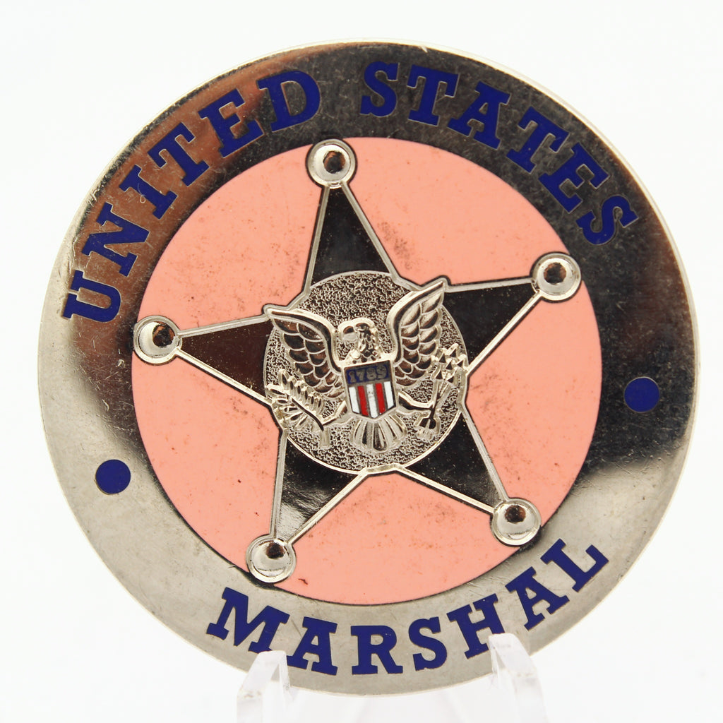 United States Marshals Service DOJ 1.75'' Copper Challenge Coin Collectible Pre-owned