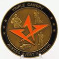 Triple Canopy Camp Olympia Baghdad Iraq 2005-2009 Challenge Coin Pre-owned
