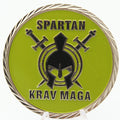 Spartan Krav Maga Contact Combat 2.0'' Copper Challenge Coin Collectible Pre-owned