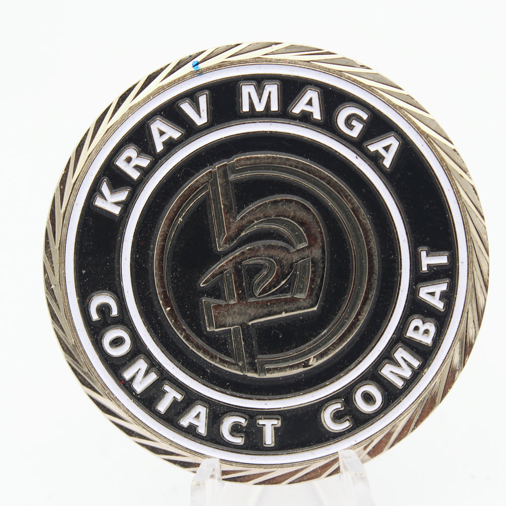 Spartan Krav Maga Contact Combat 2.0'' Copper Challenge Coin Collectible Pre-owned