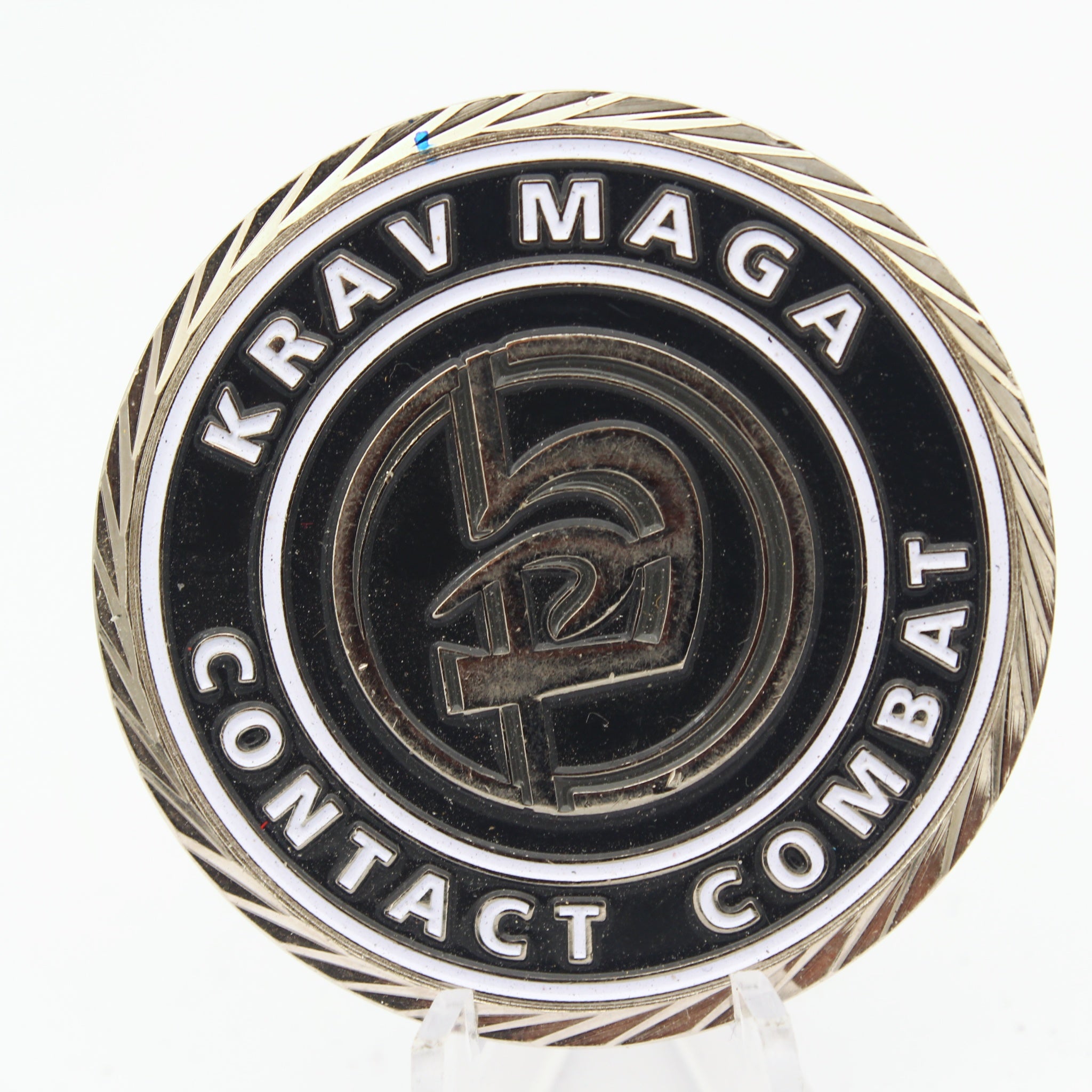 Spartan Krav Maga Contact Combat 2.0'' Copper Challenge Coin Collectible Pre-owned