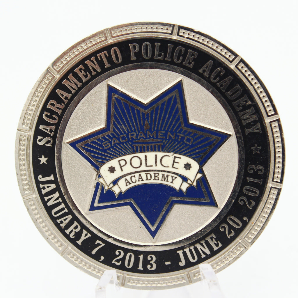 Sacramento Police Academy One Team One Fight 2013 Challenge Coin Pre-owned