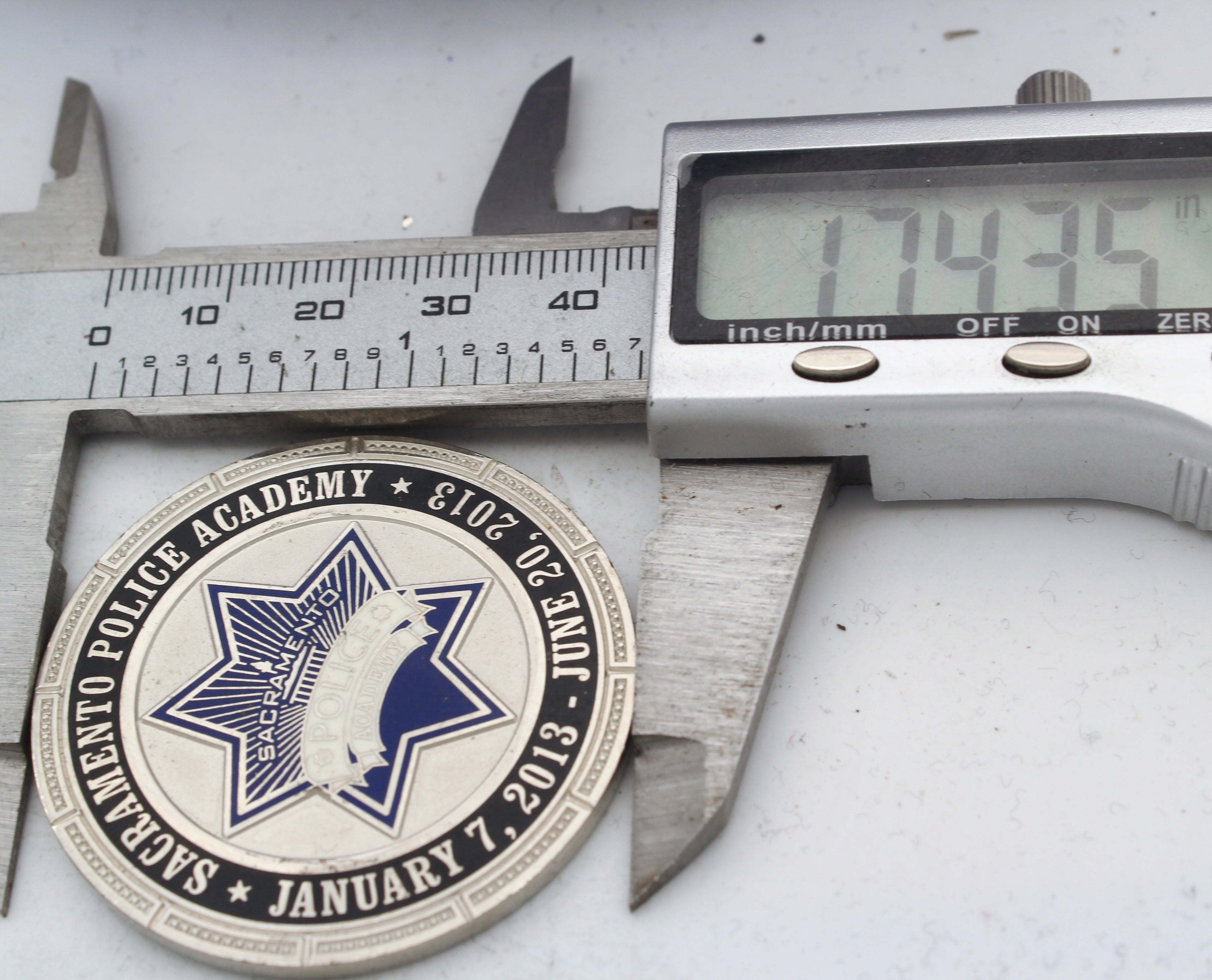 Sacramento Police Academy One Team One Fight 2013 Challenge Coin Pre-owned
