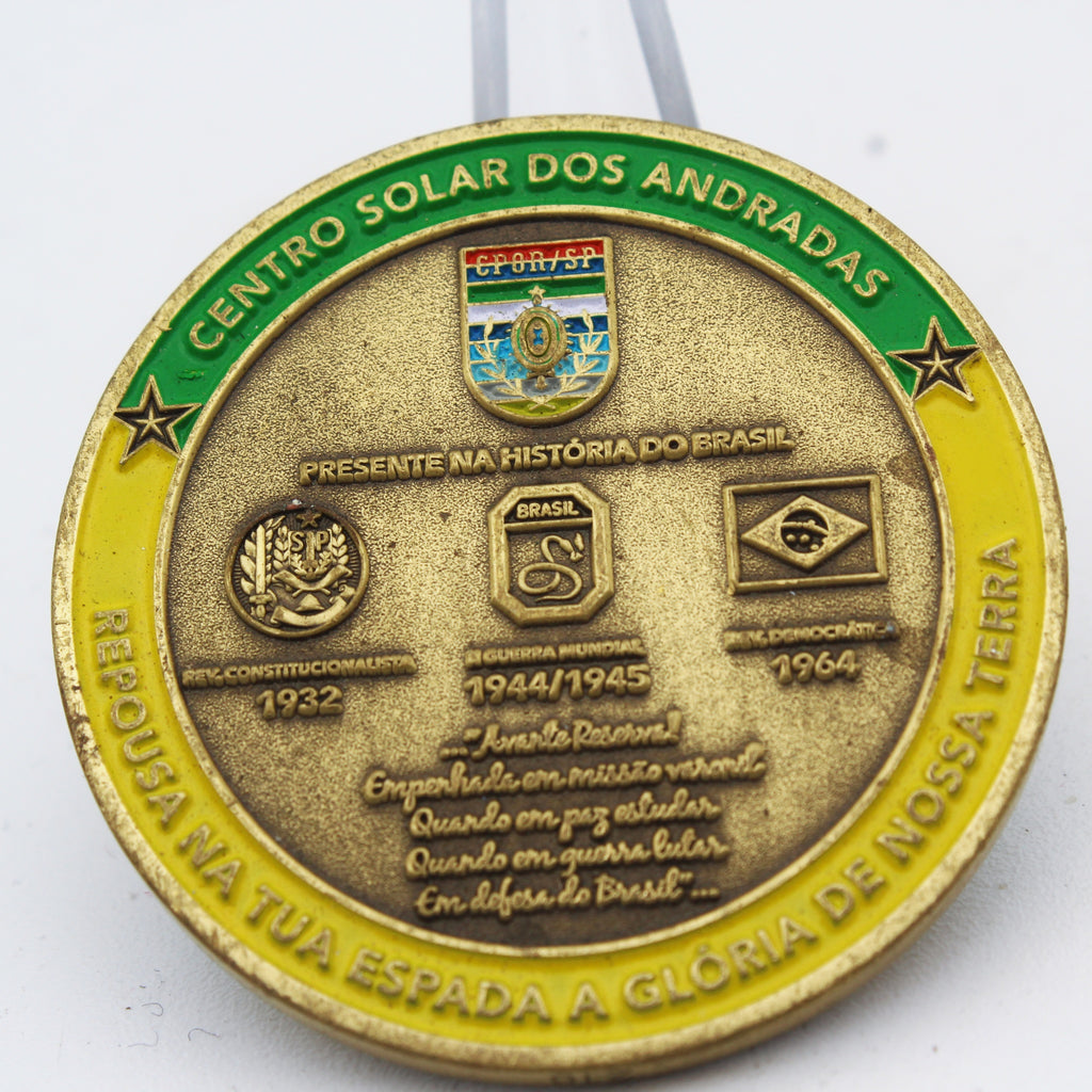 São Paulo Reserve Officers Training Center 90 Years 1.75'' Challenge Coin