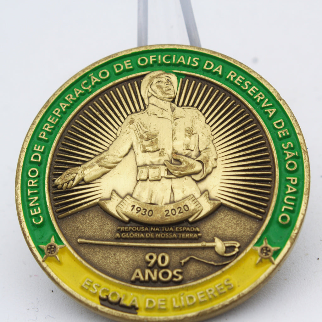 São Paulo Reserve Officers Training Center 90 Years 1.75'' Challenge Coin