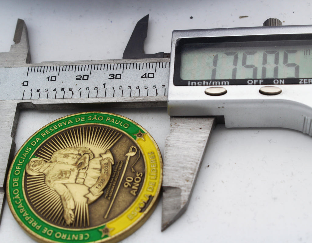 São Paulo Reserve Officers Training Center 90 Years 1.75'' Challenge Coin