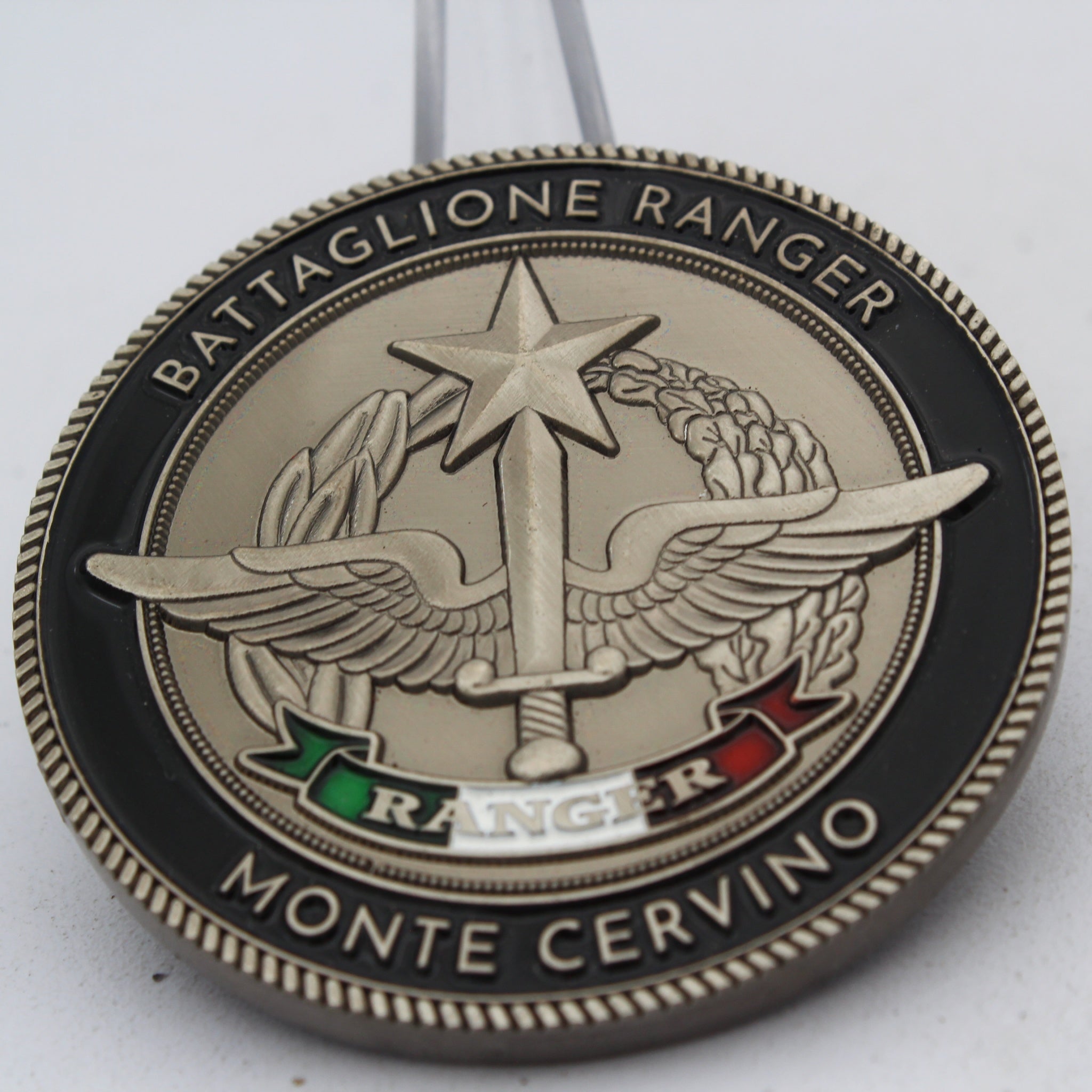 Italian Army Monte Cervino Ranger Battalion 1st Company Challenge Coin 2” Copper Collectible