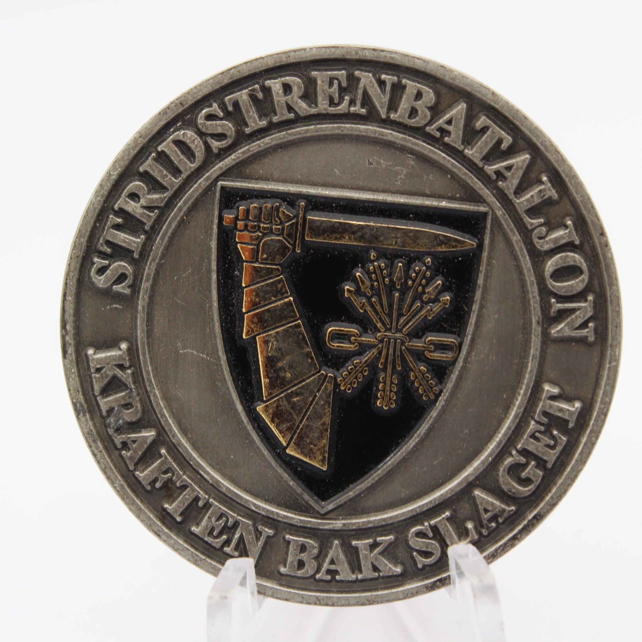 Norwegian Stridstrenbataljon Kompani 5 Challenge Coin 1.5” Copper Collectible Pre-owned