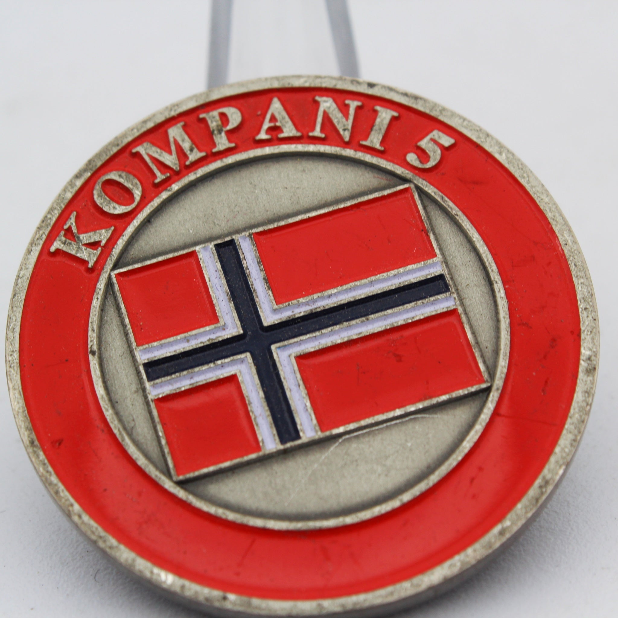 Norwegian Stridstrenbataljon Kompani 5 Challenge Coin 1.5” Copper Collectible Pre-owned