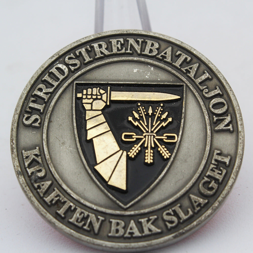 Norwegian Stridstrenbataljon Kompani 5 Challenge Coin 1.5” Copper Collectible Pre-owned