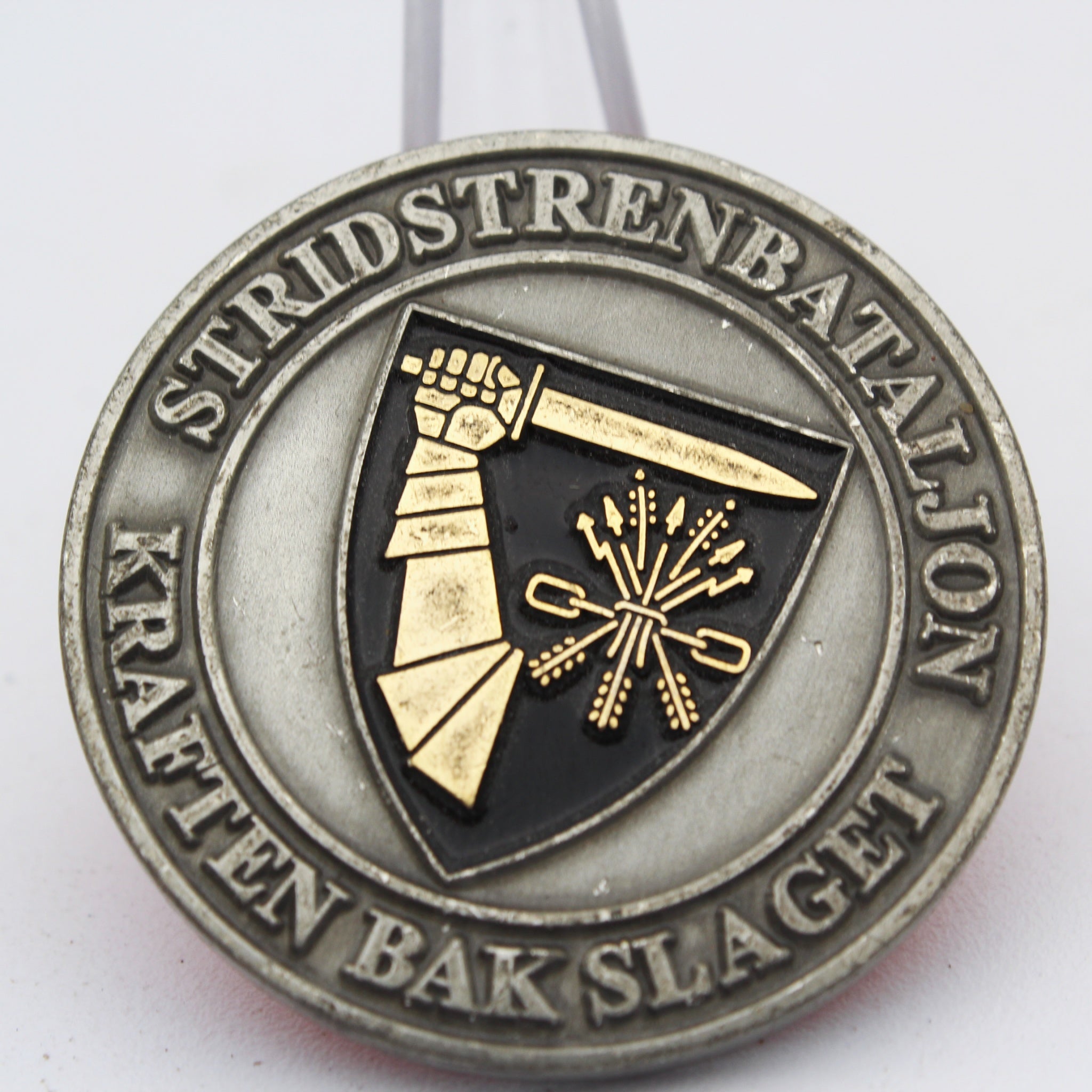 Norwegian Stridstrenbataljon Kompani 4 Challenge Coin 1.5” Copper Collectible Pre-owned