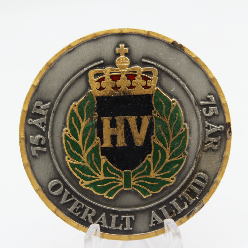 Norwegian Home Guard Finnmark HV District 17 Challenge Coin 1.75” Copper Collectible Pre-owned