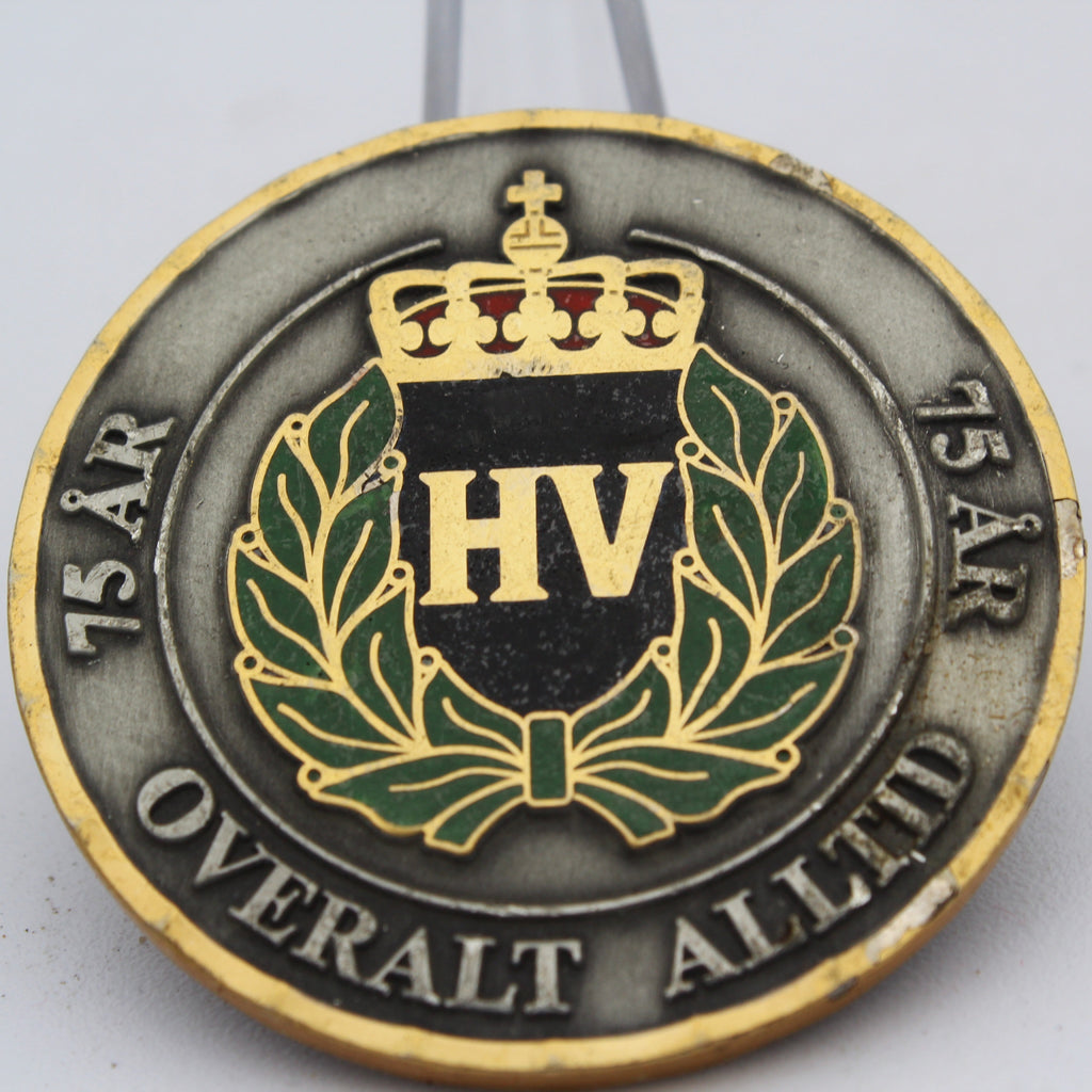 Norwegian Home Guard Finnmark HV District 17 Challenge Coin 1.75” Copper Collectible Pre-owned