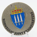 Norwegian Joint Headquarters NJHQ For Excellence Challenge Coin 1.5” Copper Collectible Pre-owned