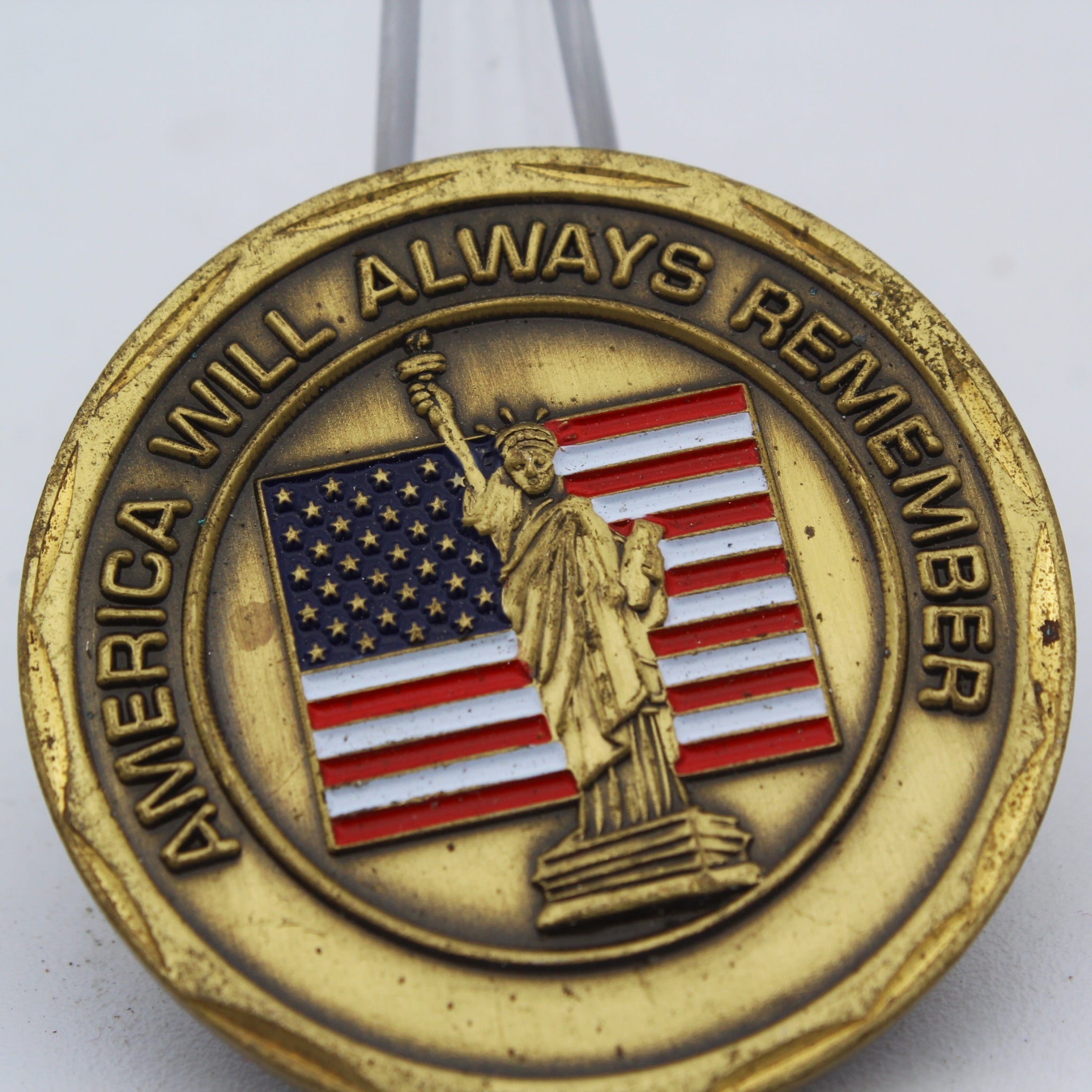 America Will Always Remember POW MIA Challenge Coin 1.6” Copper Collectible